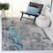 Safavieh Rectangular Adirondack Contemporary Area Rug, Turquoise & Grey - 4 x 6 ft. ADR134K-4 - alternate 2